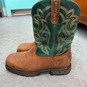 Georgia Boot Brown Leather